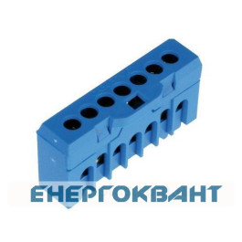 Електрична шина ETI 3903204 ESC-QBLOK7001 (синій 10 / 16мм² 7 підключень)
