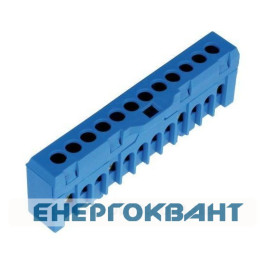 Електрична шина ETI 3903206 ESC-QBLOK7201 (синій 10 / 16мм² 12 підключень)