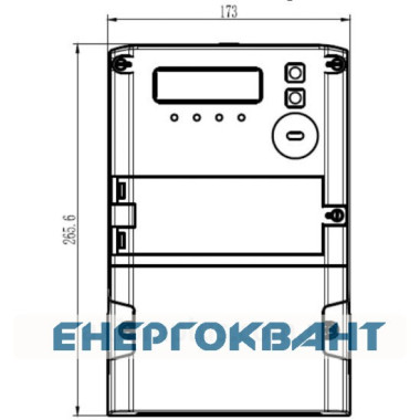 Лічильник Elgama-Elektronika G3Y 144.230.F38.B2.P4.C100.R1.H6