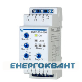 Реле контролю фаз Новатек-Електро РНПП-316-500