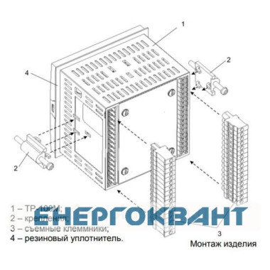 Щитове температурне реле Новатек-Електро ТР-100М (блок захисту сухих трансформаторів 4 канали) Щитове температурне реле Новатек-Електро ТР-100М (блок захисту сухих трансформаторів 4 канали)