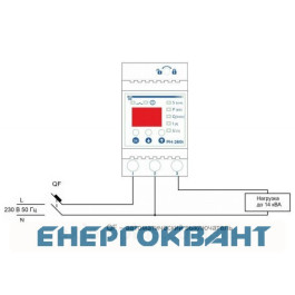 Реле контролю напруги Новатек-Електро РН-260Т з термозахистом 220В 63А