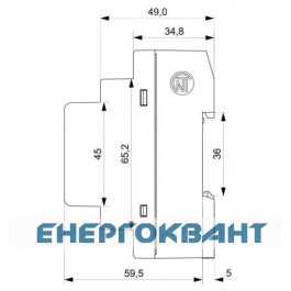 Реле контролю напруги Новатек-Електро РН-263Т з термозахистом 220В 63А