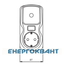 Багатофункціональний Wi-fi таймер в розетку Новатек-Електро ЕМ-125