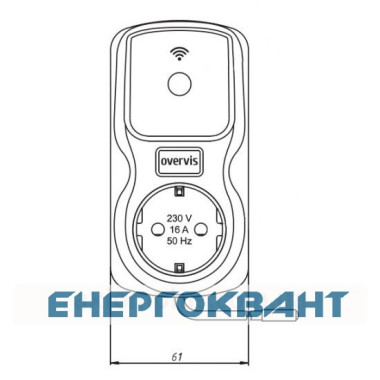 Багатофункціональний Wi-fi таймер в розетку Новатек-Електро ЕМ-126Т Багатофункціональний Wi-fi таймер в розетку Новатек-Електро ЕМ-126Т