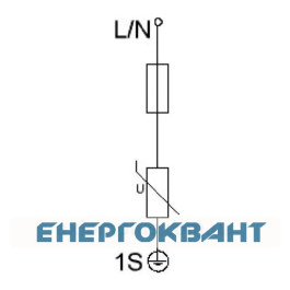 Обмежувач перенапруги Новатек-Електро OPN-M (1S) 30kA 1М