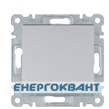 Універсальний вимикач Hager WL0022 Lumina 10АХ / 230В (сріблястий)