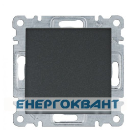Двополюсний вимикач Hager WL0063 Lumina 10АХ / 230В (чорний)