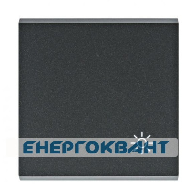 Клавіша Hager WL6023 Lumina з символом «Світло» (чорна)