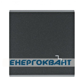 Клавіша Hager WL6033 Lumina з символом «Сходинки» (чорна)