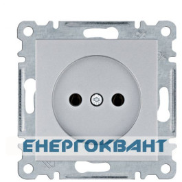 Розетка Hager WL1012 Lumina 16А / 230В без з / к (срібляста)