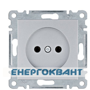 Розетка Hager WL1012 Lumina 16А / 230В без з / к (срібляста)