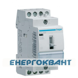 Контактор Hager ETC325 день / ніч 25A 3НВ 230 з ручним керуванням