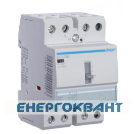 Контактор Hager ETC340 день / ніч 40A 3НВ 230 з ручним керуванням