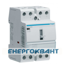 Контактор Hager ETC440 день / ніч 40A 4НВ 230 з ручним керуванням