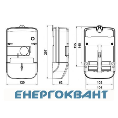Лічильник Nik 2104 AP2T.1000.C.11 А + 5 (60) А РКІ