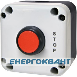 Кнопковий пост Eti ESB1-V2 Standart STOP червона (4771622)