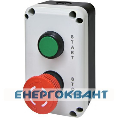 Кнопковий пост Eti ESB2-V5 Standart START / STOP зелена / червона (4771627)