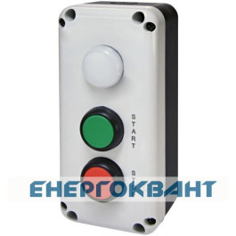 Кнопковий пост Eti ESB3-V8 Standart START / STOP з лампою LED240V AC червона / зелена / біла (4771628)