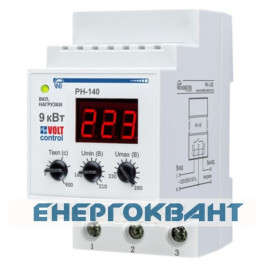 Реле напруги з захистом від перегріву Новатек-Електро РН-140т