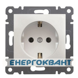 Розетка WL1050 Lumina-2, біла, Hager