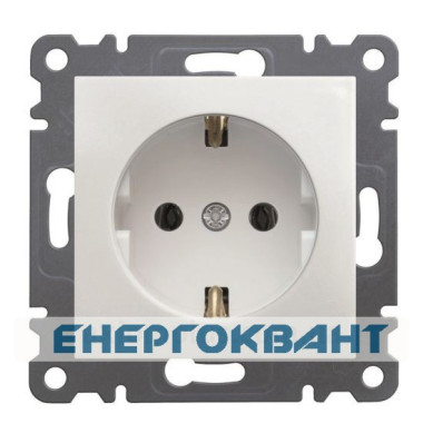 Розетка WL1050 Lumina-2, біла, Hager Розетка WL1050 Lumina-2, біла, Hager