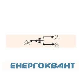 Перемикаюча кнопка ETI 002470106 із середнім становищем «1-0-2» USS-05 10A