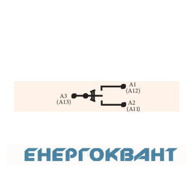 Перемикаюча кнопка ETI 002470106 із середнім становищем «1-0-2» USS-05 10A