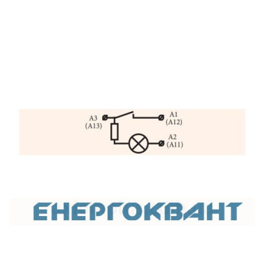 Червоний вимикач індикатором тліючого розряду ETI 002470108 USS-07 10A