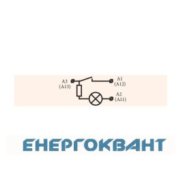 Жовтий вимикач індикатором тліючого розряду ETI 002470110 USS-09 10A