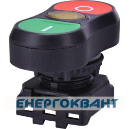 Здвоєна кнопка-модуль «ON / OFF» з підсвічуванням ETI 004771392 EGTI-Y (жовта)
