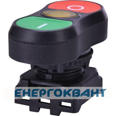 Здвоєна кнопка-модуль «ON / OFF» з підсвічуванням ETI 004771392 EGTI-Y (жовта) Здвоєна кнопка-модуль «ON / OFF» з підсвічуванням ETI 004771392 EGTI-Y (жовта)