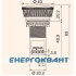 Моноблочна кнопка грибок ETI 004771480 ECM-P10-R (без фіксації 1NO червона)