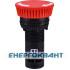 Моноблочна кнопка грибок ETI 004771482 ECM-T10-R (відключення поворотом 1NO червона)