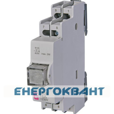 Кнопка управління на DIN рейку ETI 760411106 TLG 216 2p 16A «WHITE» 2НО + 2НЗ (біла) Кнопка управління на DIN рейку ETI 760411106 TLG 216 2p 16A «WHITE» 2НО + 2НЗ (біла)