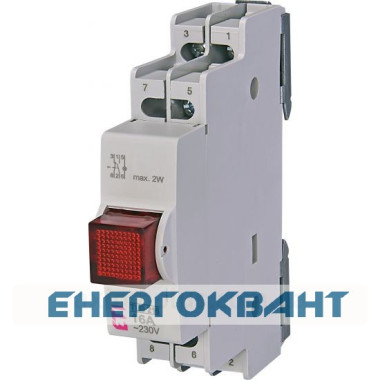 Кнопка управління на DIN рейку ETI 760412107 TLG 216 2p 16A «RED» 2НО + 2НЗ (червона) Кнопка управління на DIN рейку ETI 760412107 TLG 216 2p 16A «RED» 2НО + 2НЗ (червона)