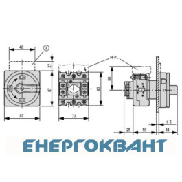 Перемикач Eaton Moeller 74320 P3-100 / EA / SVB