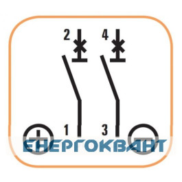Автоматичний вимикач ETI 500В DC 25А 6кА C
