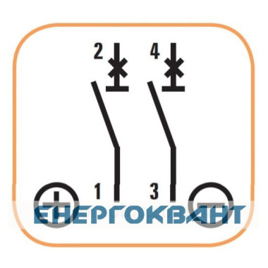 Автоматичний вимикач ETI 500В DC 25А 6кА C Автоматичний вимикач ETI 500В DC 25А 6кА C