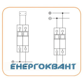 Автоматичний вимикач ETI 500В DC 25А 6кА C