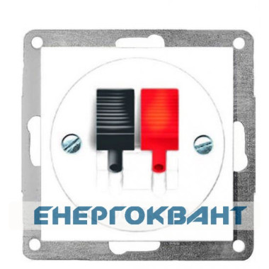 Розетка акустична HI-FI біла FIORENA
