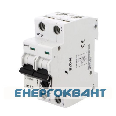 Автомат захисту двигуна Eaton Moeller Z-MS-6,3 / 2 Автомат захисту двигуна Eaton Moeller Z-MS-6,3 / 2