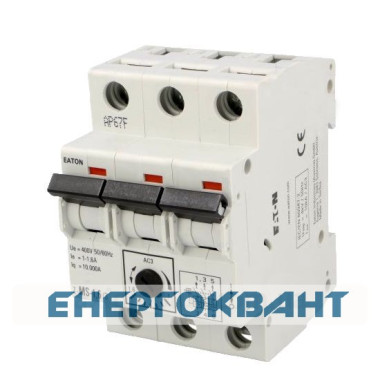 Автомат захисту двигуна Eaton Moeller Z-MS-1,6 / 3 Автомат захисту двигуна Eaton Moeller Z-MS-1,6 / 3