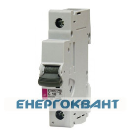 Автоматичний вимикач ETI 250В DC 10А 10кА C