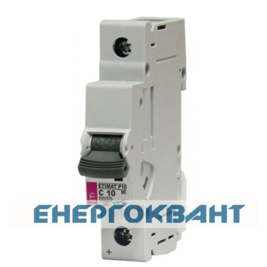 Автоматичний вимикач ETI 250В DC 10А 10кА C
