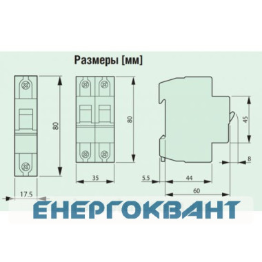 Автоматичний вимикач Eaton PL7-C10 / 1-DC 250В DC 10А C Автоматичний вимикач Eaton PL7-C10 / 1-DC 250В DC 10А C