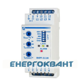 Реле контролю фаз Новатек-Електро РНПП-311М (Н) (аналог РНПП-311)