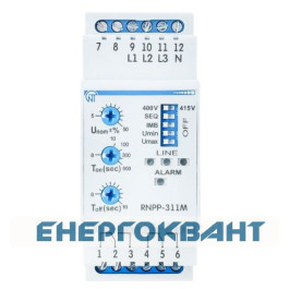 Реле контролю фаз Новатек-Електро РНПП-311М (Н) (аналог РНПП-311)