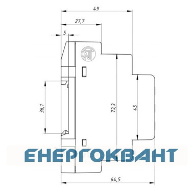 Реле контролю фаз Новатек-Електро РНПП-311М (Н) (аналог РНПП-311)