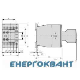 Контактор Eaton Moeller DILM9-01 (230V50HZ, 240V60HZ)